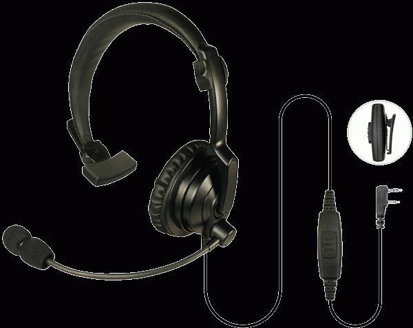 Einseitiger Kopfhörer mit Schwanenhalsmikrofon HP24SNL-P20XX